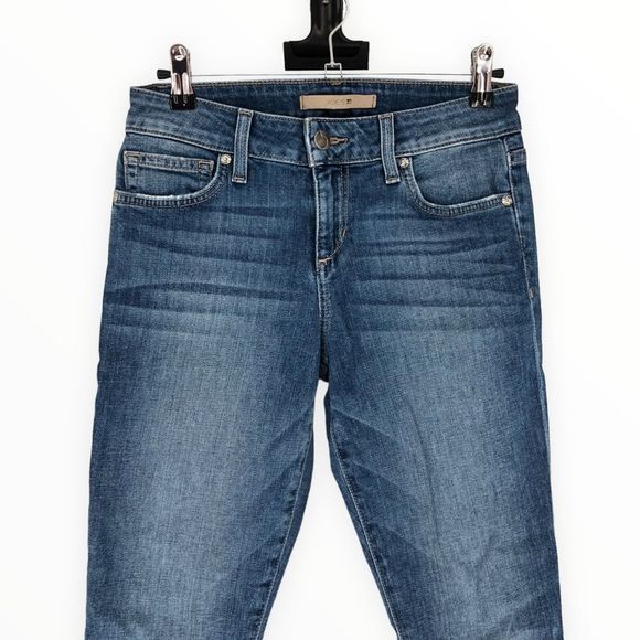 Joe’s Jeans Raw Hem Ankle Skinny Jeans Mid Rise size 25 - Picture 2 of 12